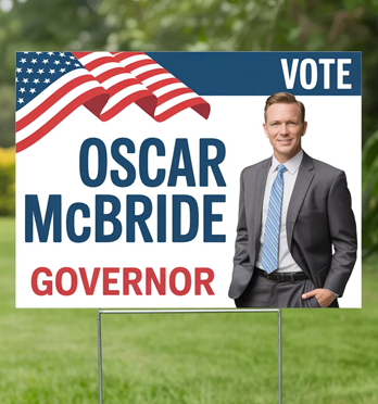 Political yard signs