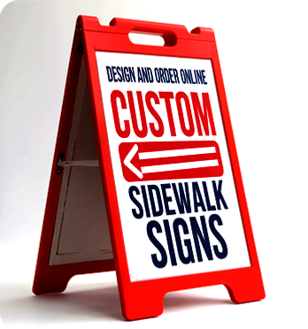 Sidewalk signs